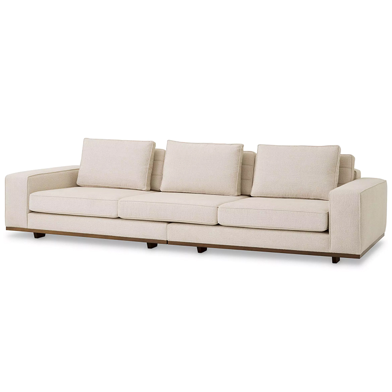 Диван Eichholtz Sofa Aurora L Бежевый Коричневый Диван Eichholtz Sofa Aurora L Бежевый Коричневый в Липецке | Loft Concept