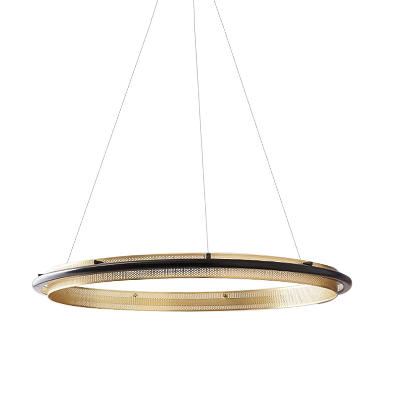 Люстра Gold ring horizontal pendant Золотой в Липецке | Loft Concept 