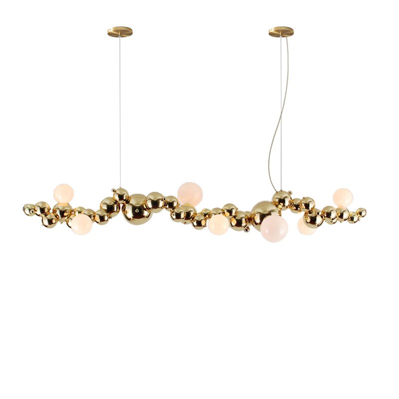 Люстра BUBBLY 8 BY ROSIE LI TRIODE DESIGN Глянцевое золото Люстра BUBBLY 8 BY ROSIE LI TRIODE DESIGN Глянцевое золото в Липецке | Loft Concept