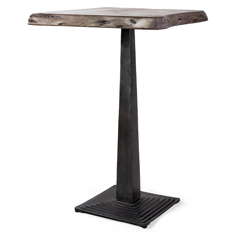 Обеденный стол Nathan Table 110 Черный Коричневый Обеденный стол Nathan Table 110 Черный Коричневый в Липецке | Loft Concept
