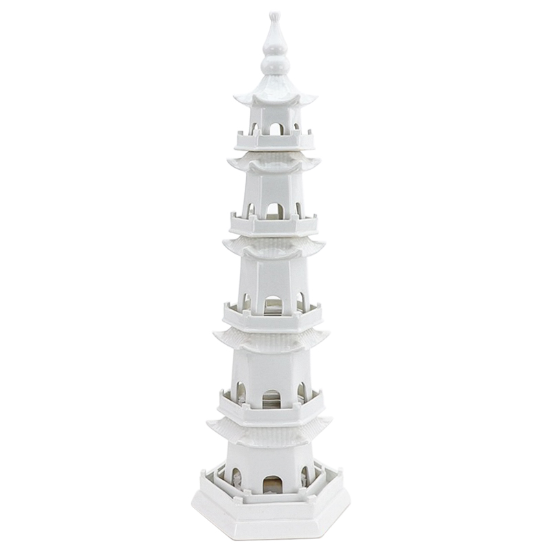 Статуэтка Ceramic Pagoda white Белый в Липецке | Loft Concept 