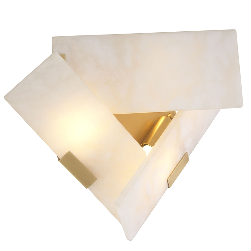 Бра Eichholtz Wall Lamp Bella Bianco Латунь Белый Бра Eichholtz Wall Lamp Bella Bianco Латунь Белый в Липецке | Loft Concept