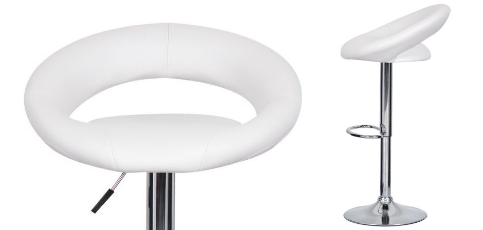 Барный стул Ring Dark White Барный стул Ring Dark White - Loft-Concept в Липецке