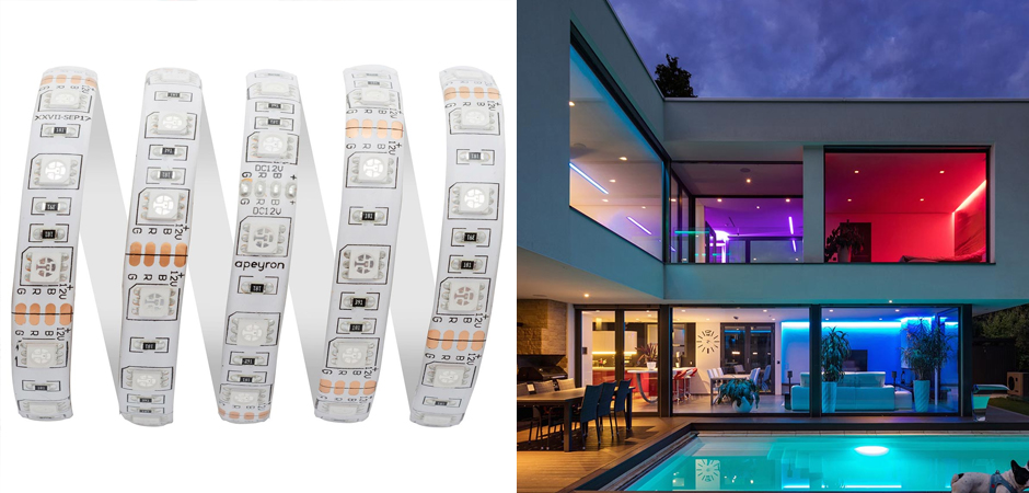 Светодиодная влагозащищенная лента 5М 14,4W/m 60LED/m 5050SMD разноцветная Светодиодная влагозащищенная лента 5М 14,4W/m 60LED/m 5050SMD разноцветная - Loft-Concept в Липецке