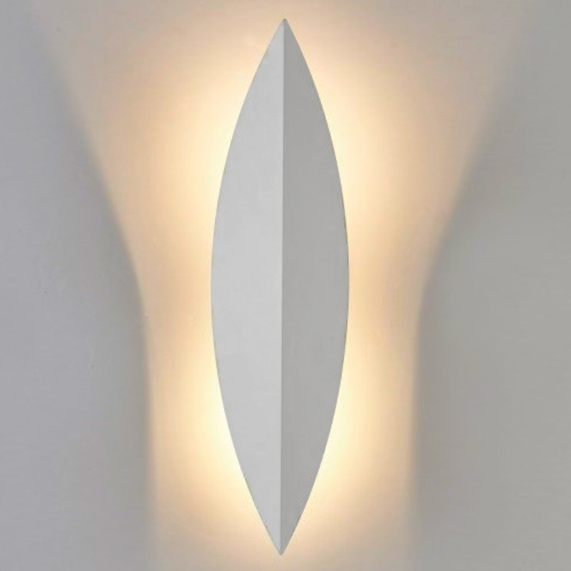 Art Deco Leaf Wall Lamp White Белый Art Deco Leaf Wall Lamp White Белый в Липецке | Loft Concept