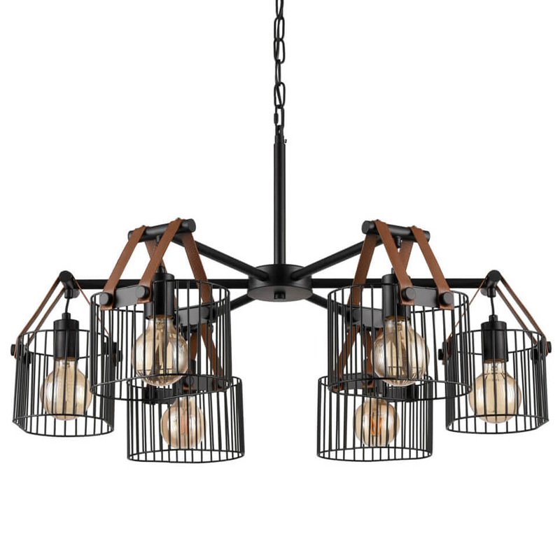 Люстра Cage Wire Color D76 Черный Люстра Cage Wire Color D76 Черный в Липецке | Loft Concept