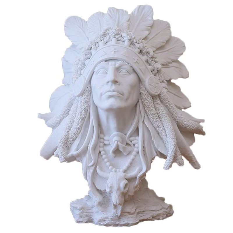 Native american indian figurine A Белый Native american indian figurine A Белый в Липецке | Loft Concept