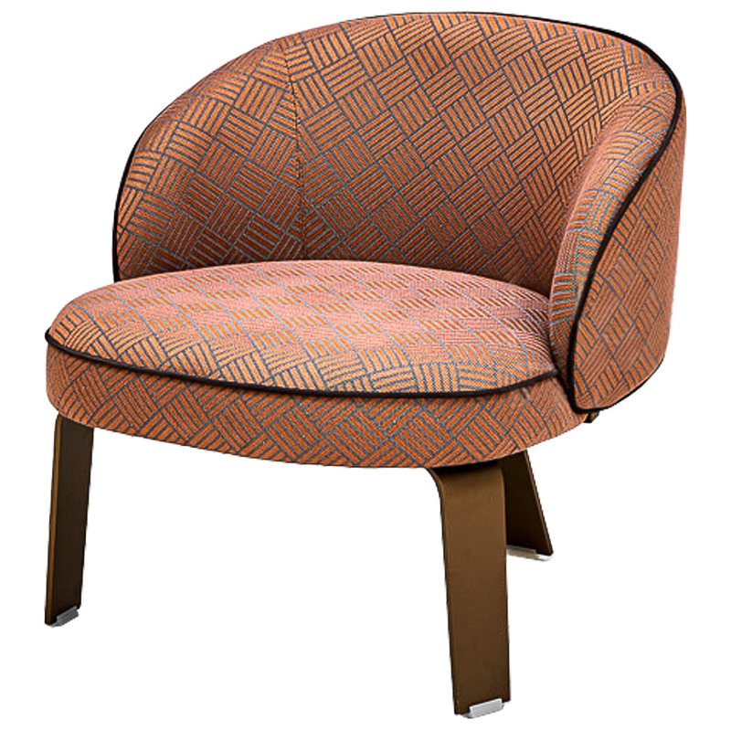 Кресло Muynck Chair Медь светлая Коралловый Кресло Muynck Chair Медь светлая Коралловый в Липецке | Loft Concept