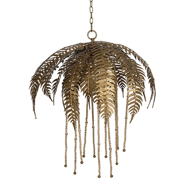 Люстра Thin Palm Chandelier Золотой Люстра Thin Palm Chandelier Золотой в Липецке | Loft Concept