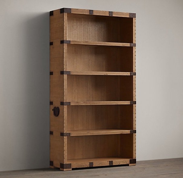 Стеллаж Vintage Loft Rack 2 Дуб темный Стеллаж Vintage Loft Rack 2 Дуб темный в Липецке | Loft Concept