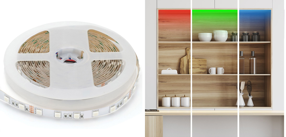 Светодиодная лента 15W/m 60LED/m 5050SMD разноцветная 5M Светодиодная лента 15W/m 60LED/m 5050SMD разноцветная 5M - Loft-Concept в Липецке