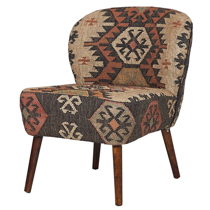 Кресло KELIM Brown Chair Коричневый Кресло KELIM Brown Chair Коричневый в Липецке | Loft Concept