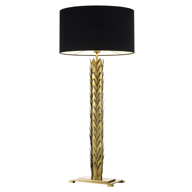 Настольная лампа Eichholtz Table Lamp Granada Латунь Черный Настольная лампа Eichholtz Table Lamp Granada Латунь Черный в Липецке | Loft Concept