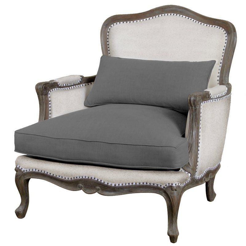 Кресло Bergere Royal Louis XVI Кресло Бержер ivory ( слоновая кость ) Дерево Темно-Серый Кресло Bergere Royal Louis XVI Кресло Бержер ivory ( слоновая кость ) Дерево Темно-Серый в Липецке | Loft Concept