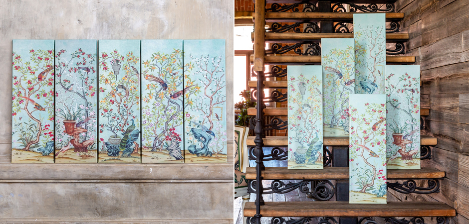Постер Blue Chinoiserie 1 Постер Blue Chinoiserie 1 - Loft-Concept в Липецке