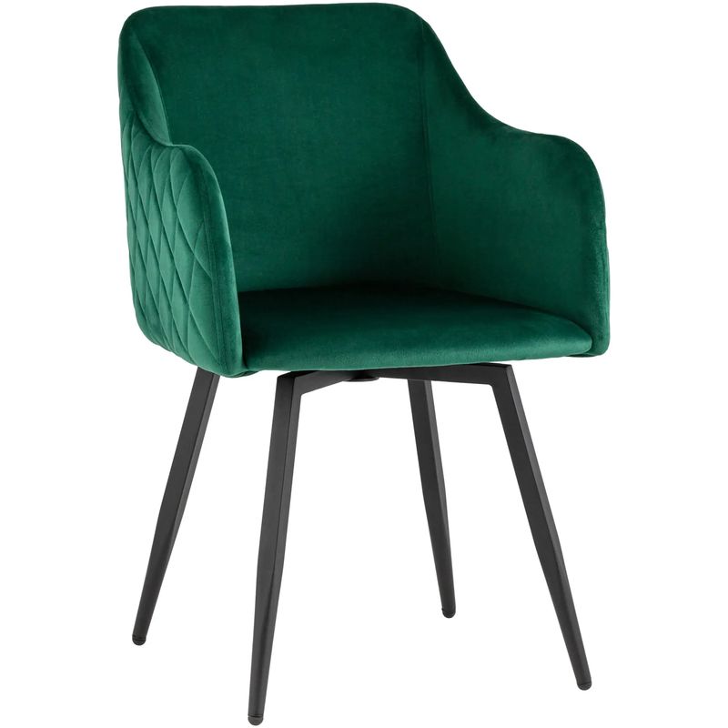 Стул Вращающийся Nika Chair Цвет Изумрудный Зеленый Изумрудный Черный Стул Вращающийся Nika Chair Цвет Изумрудный Зеленый Изумрудный Черный в Липецке | Loft Concept