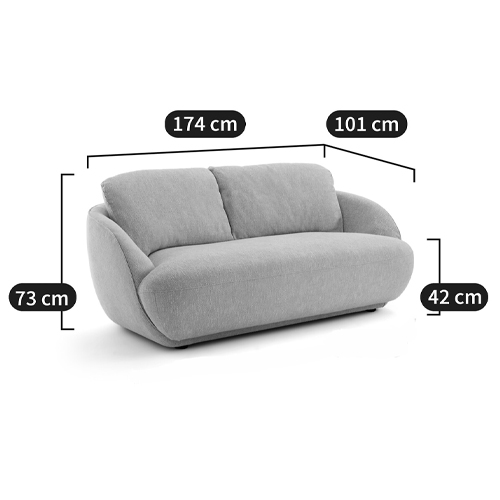 Диван с обивкой меланж Halle Melange Sofa Диван с обивкой меланж Halle Melange Sofa в Липецке
