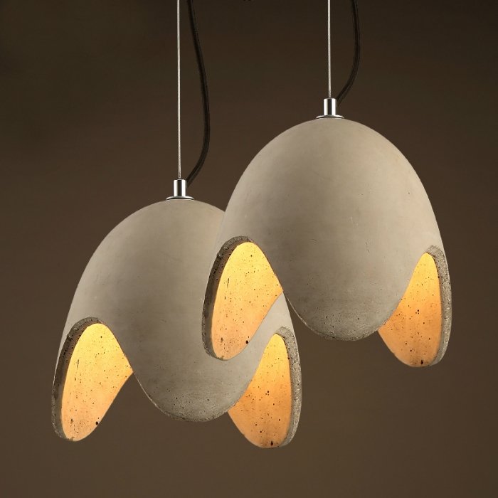 Подвесной светильник Art Concrete Helmet Подвесной светильник Art Concrete Helmet в Липецке | Loft Concept