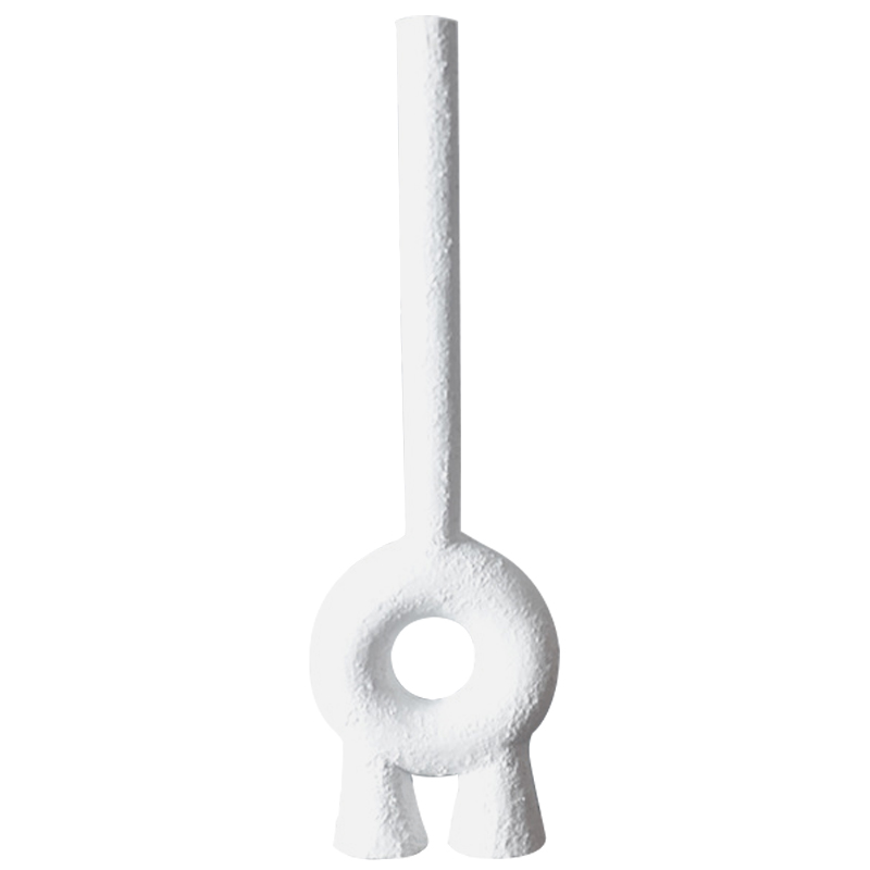 Ваза Long Neck Ceramic Vase by Faina Белый Ваза Long Neck Ceramic Vase by Faina Белый в Липецке | Loft Concept