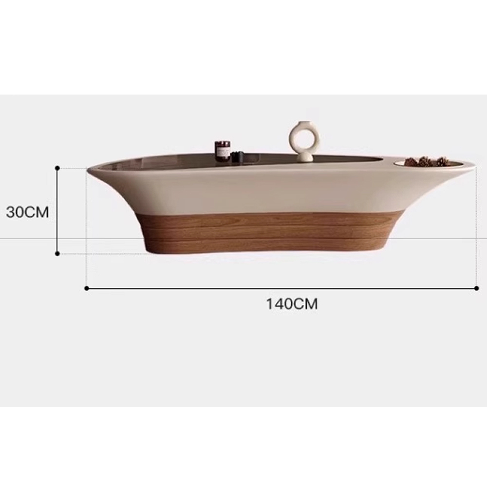 Журнальный столик фигурный со стеклянной столешницей Table Drop Журнальный столик фигурный со стеклянной столешницей Table Drop в Липецке