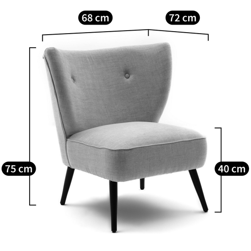 Кресло с декором бахрома Linen Fringe Chair Beige Кресло с декором бахрома Linen Fringe Chair Beige в Липецке
