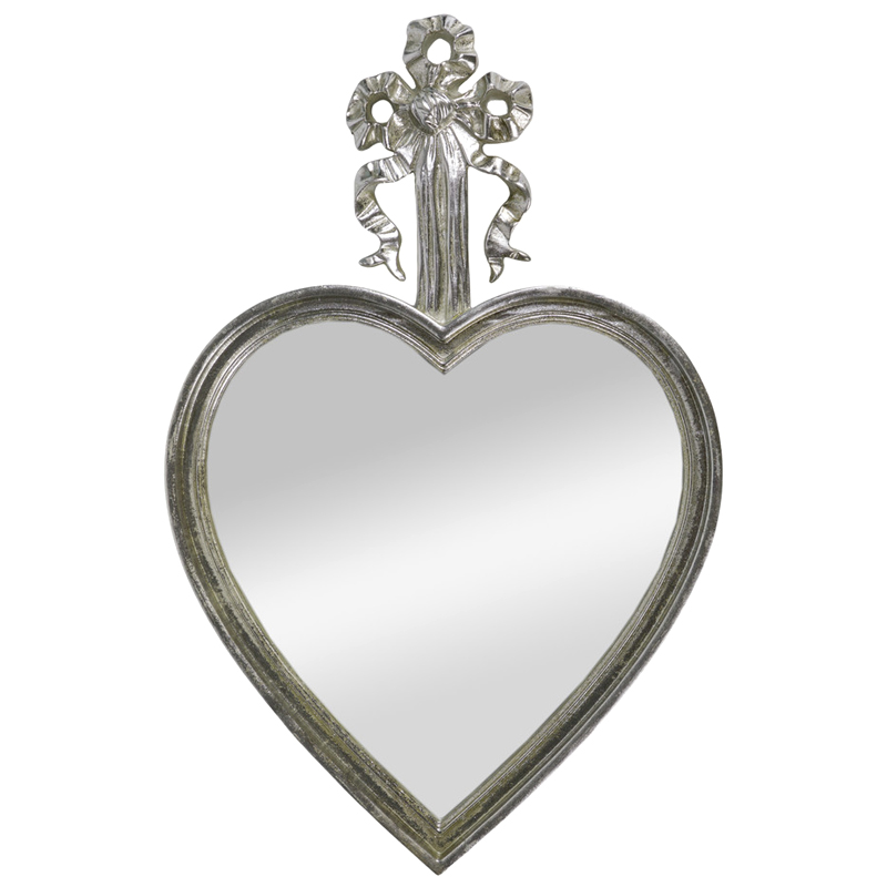 Зеркало Mirror Heart Серебристое Серебряный Зеркало Mirror Heart Серебристое Серебряный в Липецке | Loft Concept