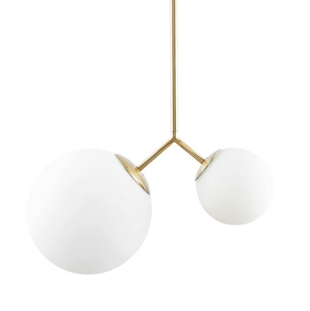 Подвесной светильник VIOLA WALL Lamp Латунь Белый Подвесной светильник VIOLA WALL Lamp Латунь Белый в Липецке | Loft Concept