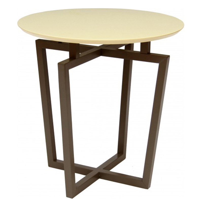 Приставной стол Orrell Side Table Бежевый Коричневый Приставной стол Orrell Side Table Бежевый Коричневый в Липецке | Loft Concept