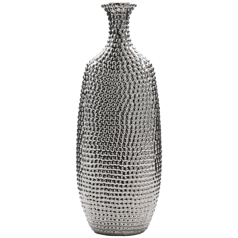 Декоративная ваза Silver Pearle Серебряный Декоративная ваза Silver Pearle Серебряный в Липецке | Loft Concept