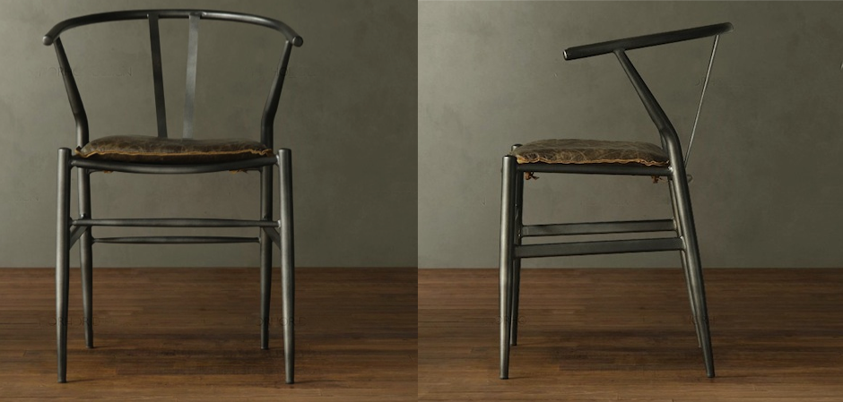 Стул Loft Industrial Kitchen Leather Стул Loft Industrial Kitchen Leather - Loft-Concept в Липецке