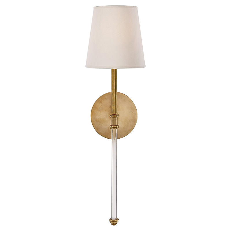 Бра Natale Sconce Brass Латунь Античная полированная Белый Бра Natale Sconce Brass Латунь Античная полированная Белый в Липецке | Loft Concept