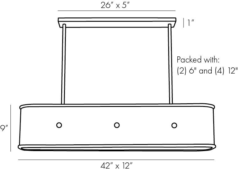 Люстра Arteriors GLENDALE LINEAR CHANDELIER Люстра Arteriors GLENDALE LINEAR CHANDELIER в Липецке
