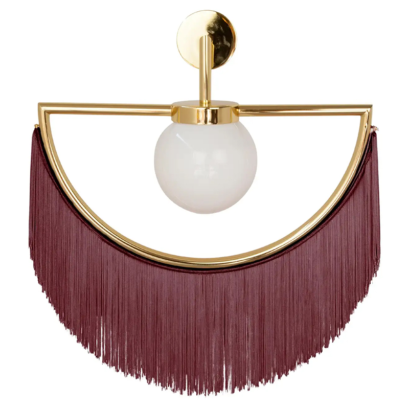 Бра Wink Wall Lamp by Masquespacio for Houtique Wine Бургундский красный Золотой Бра Wink Wall Lamp by Masquespacio for Houtique Wine Бургундский красный Золотой в Липецке | Loft Concept