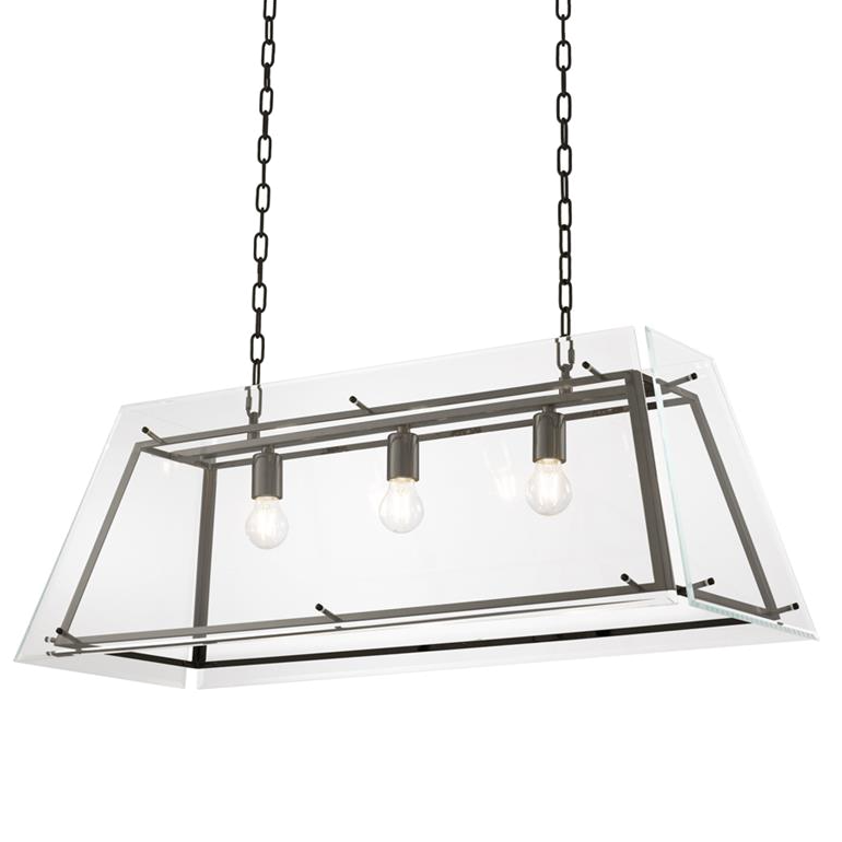 Люстра Chandelier Azure L Bronze Темная бронза Прозрачный (Transparent) Люстра Chandelier Azure L Bronze Темная бронза Прозрачный (Transparent) в Липецке | Loft Concept