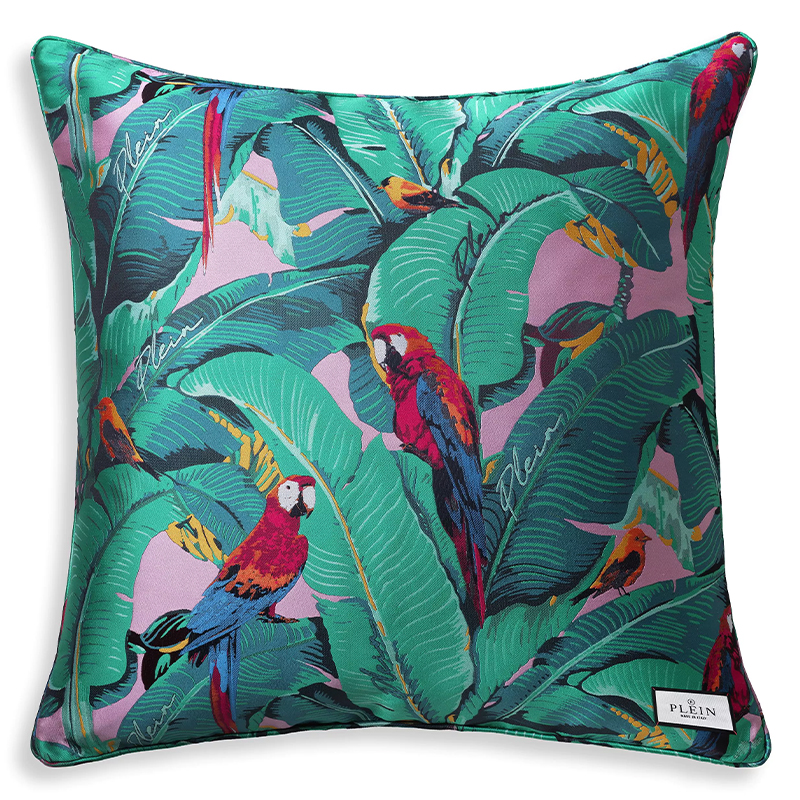 Подушка Philipp Plein Cushion Parrot 70 x 70 Мульти Подушка Philipp Plein Cushion Parrot 70 x 70 Мульти в Липецке | Loft Concept