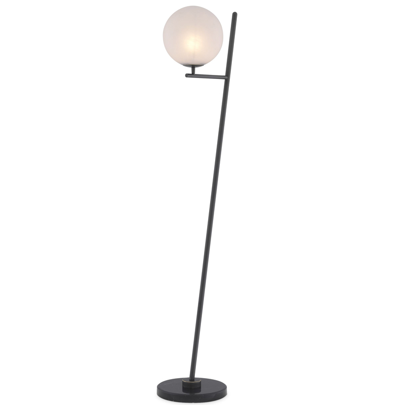 Торшер Eichholtz Floor Lamp Flynn Bronze Темная бронза Белый Черный Мрамор Nero Торшер Eichholtz Floor Lamp Flynn Bronze Темная бронза Белый Черный Мрамор Nero в Липецке | Loft Concept