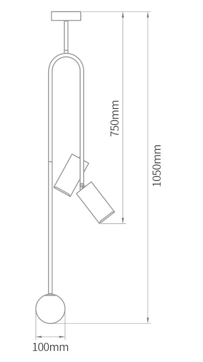 Потолочный светильник Ando Wooden Metal Brass Light 3 плафона Потолочный светильник Ando Wooden Metal Brass Light 3 плафона в Липецке