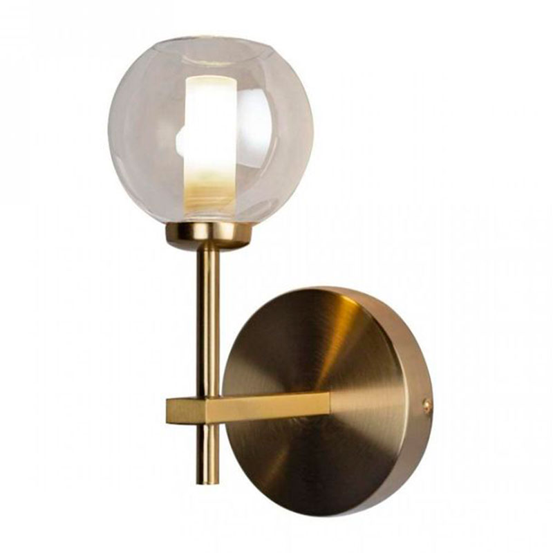 Бра RH Boule de Cristal Single Wall Lamp amber Gold Золотой Амбре янтарь Бра RH Boule de Cristal Single Wall Lamp amber Gold Золотой Амбре янтарь в Липецке | Loft Concept
