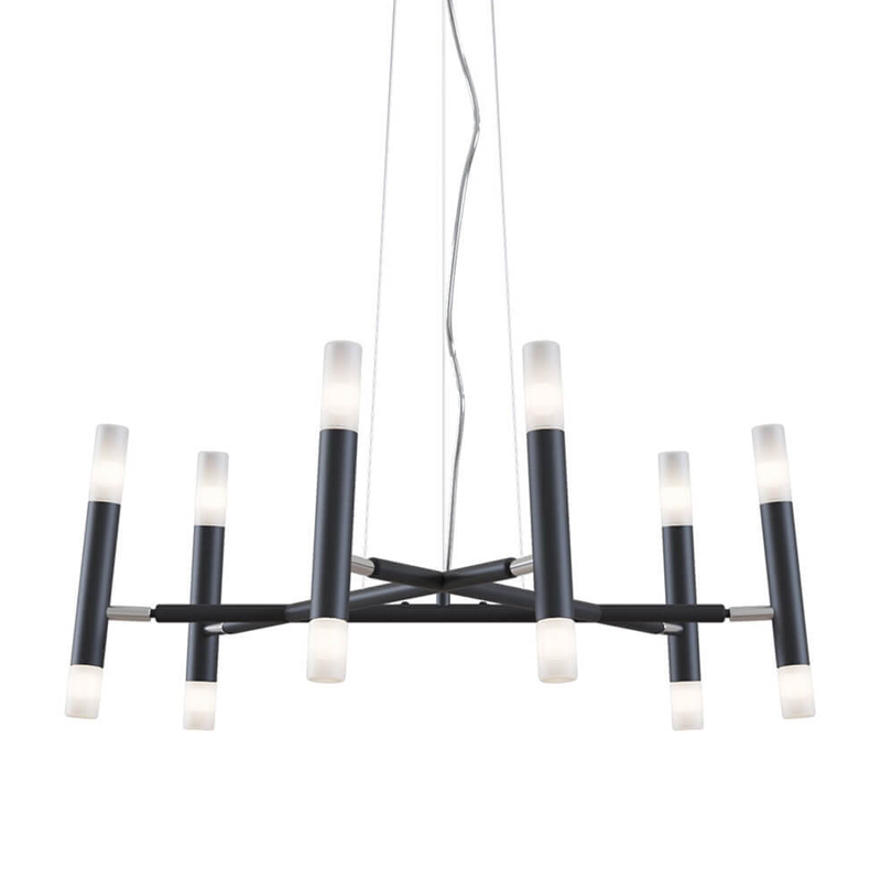 Люстра Arnaut Chandelier 12 Черный Люстра Arnaut Chandelier 12 Черный в Липецке | Loft Concept