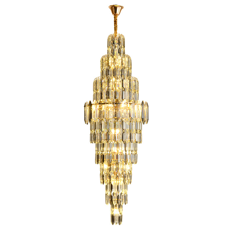 Большая многоярусная люстра Odeon Cascade Chandelier Золотой Прозрачное Стекло Большая многоярусная люстра Odeon Cascade Chandelier Золотой Прозрачное Стекло в Липецке | Loft Concept