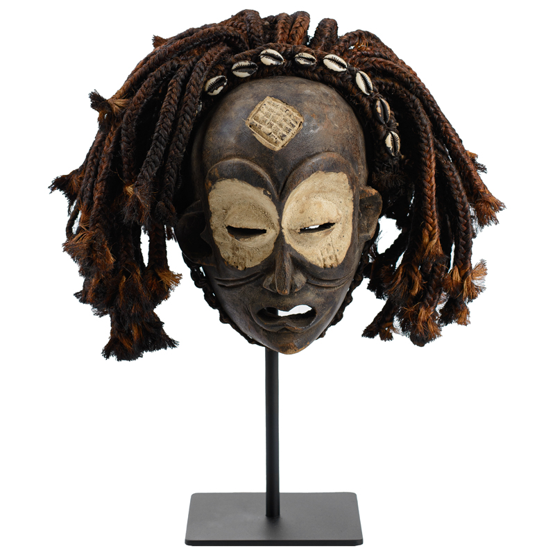 Маска African Mask Shaman Коричневый Черный Маска African Mask Shaman Коричневый Черный в Липецке | Loft Concept