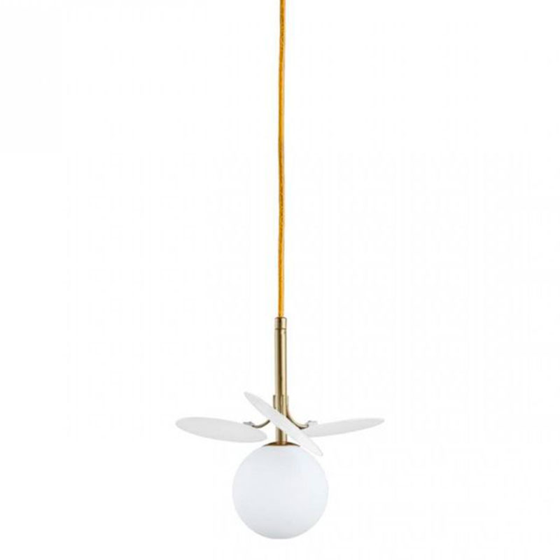 Подвесной светильник MATISSE Pendant One White Золотой Белый Подвесной светильник MATISSE Pendant One White Золотой Белый в Липецке | Loft Concept