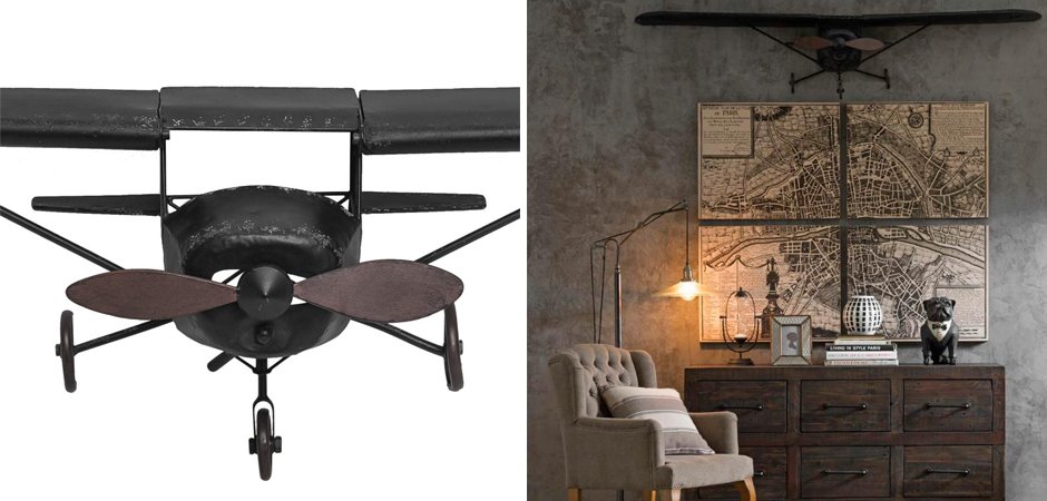 Самолет аксессуар на стену Самолет аксессуар на стену - Loft-Concept в Липецке