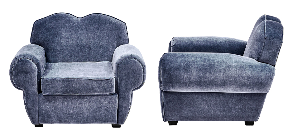 Кресло Braganza Chair Dusty Blueberry Кресло Braganza Chair Dusty Blueberry - Loft-Concept в Липецке