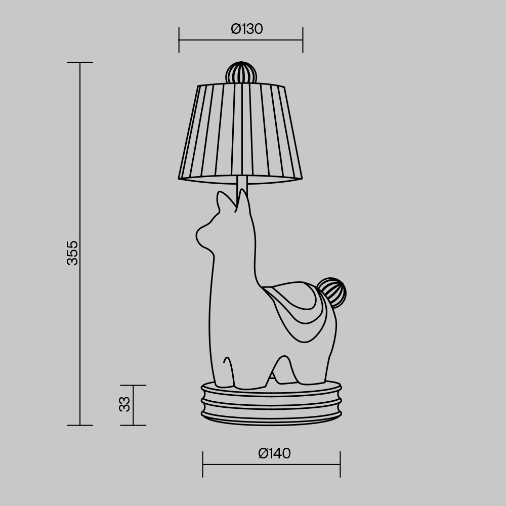 Настольный светильник Senor Alpaca 3000К 7Вт в Липецке