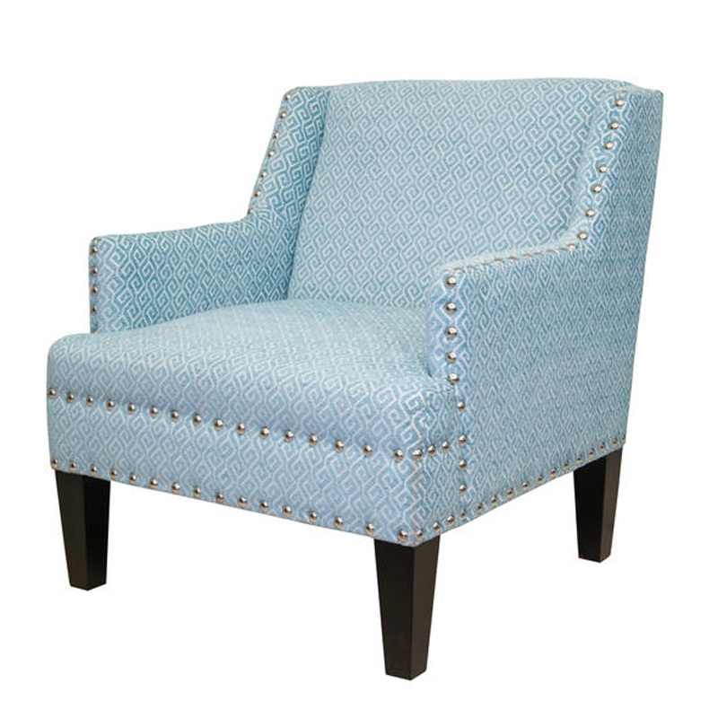Кресло Fabio Armchair Velour blue Голубой Кресло Fabio Armchair Velour blue Голубой в Липецке | Loft Concept