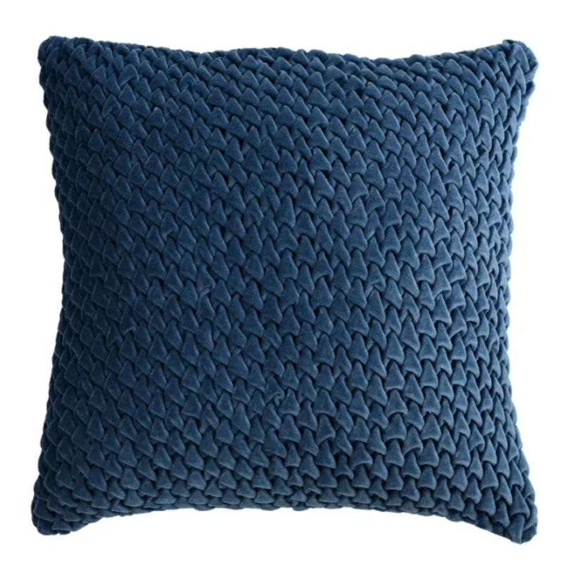 Подушка Purnama Quilting blue Синий Подушка Purnama Quilting blue Синий в Липецке | Loft Concept