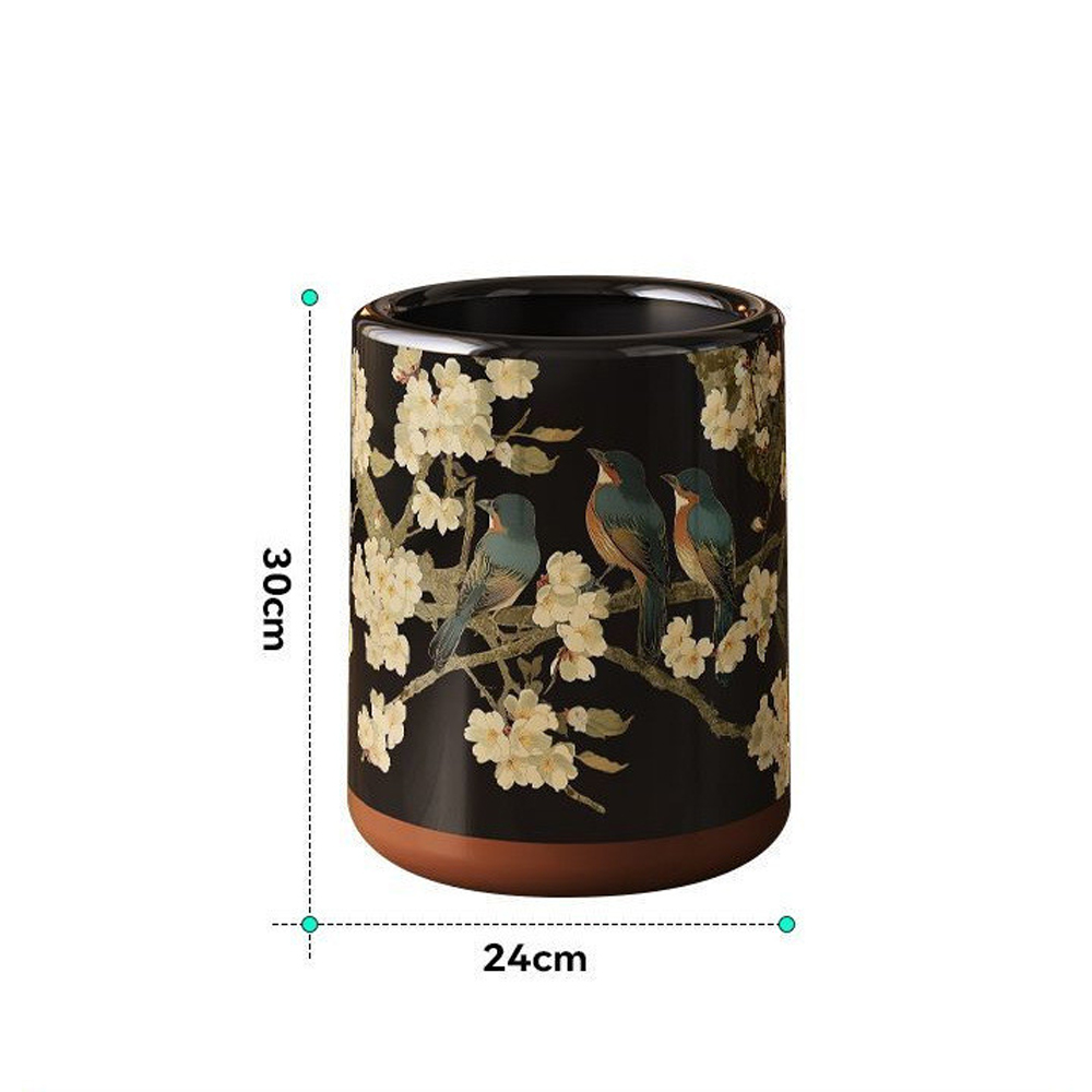 Мусорное ведро в китайском стиле Flower Trash Can Мусорное ведро в китайском стиле Flower Trash Can в Липецке
