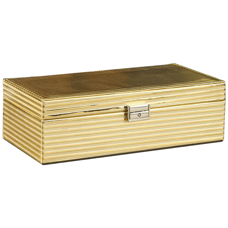 Шкатулка Afira Jewerly Organizer Box Золотой Шкатулка Afira Jewerly Organizer Box Золотой в Липецке | Loft Concept