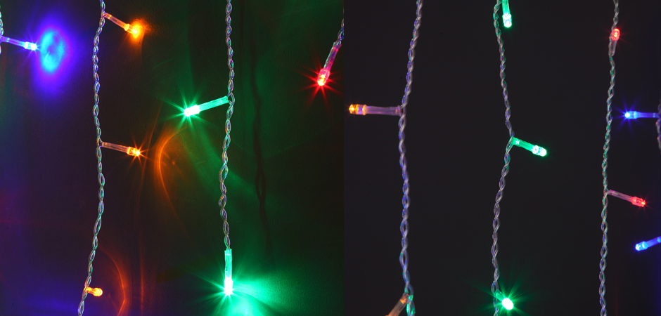 Гирлянда Бахрома с Цветными светодиодами - Loft-Concept в Липецке
